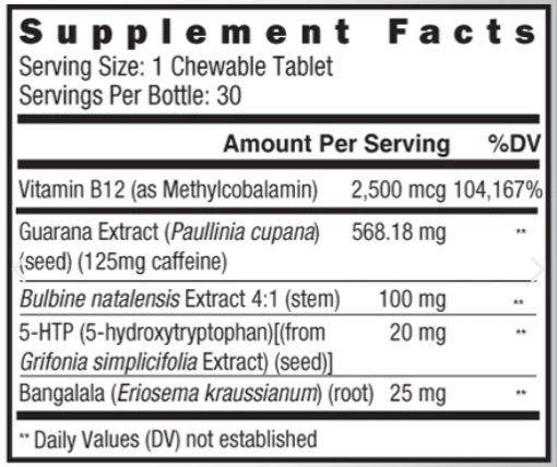PrimalForce T-Max Supplement Facts